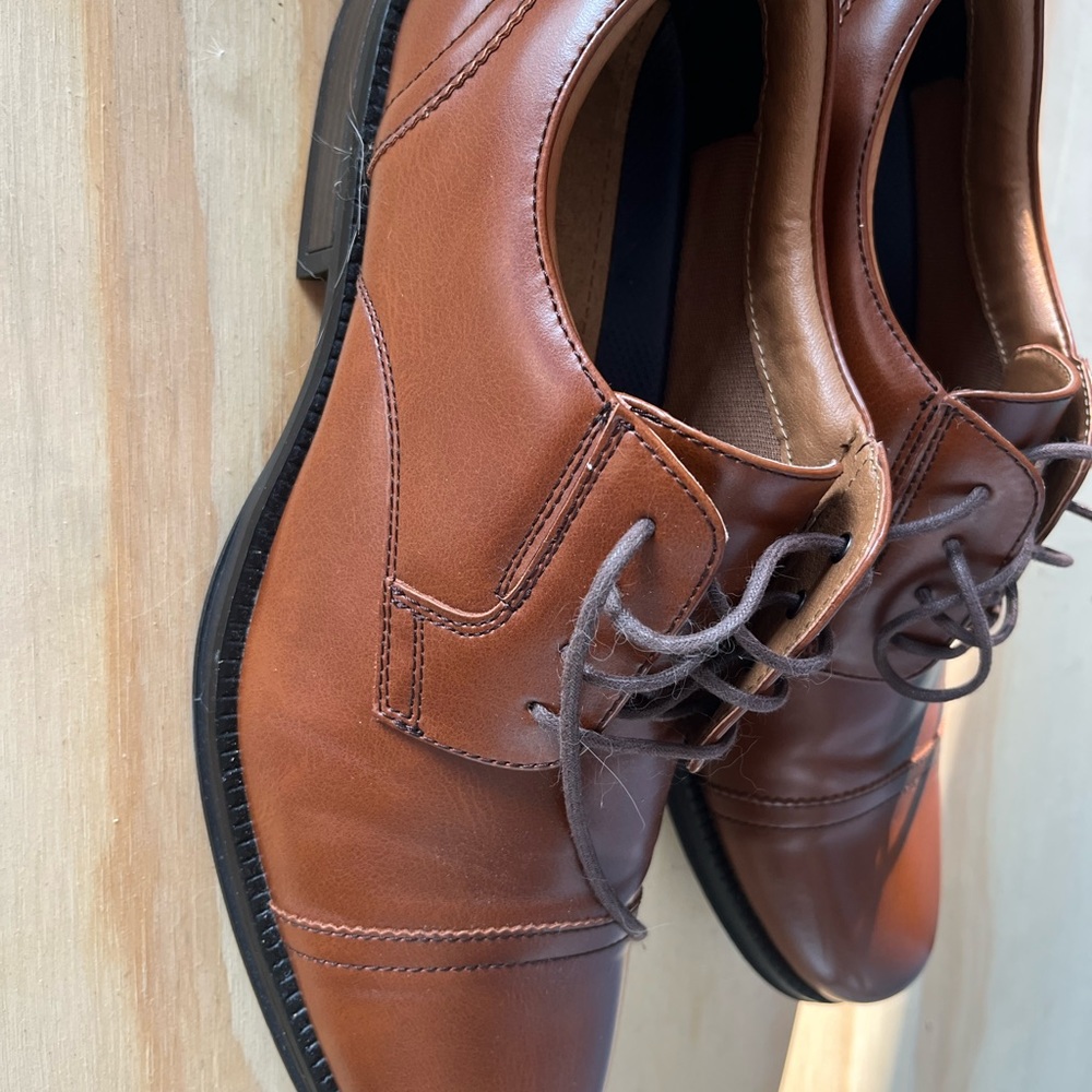 Mens Dockers leather Oxford’s Brown sz 10.5 M  NWOT